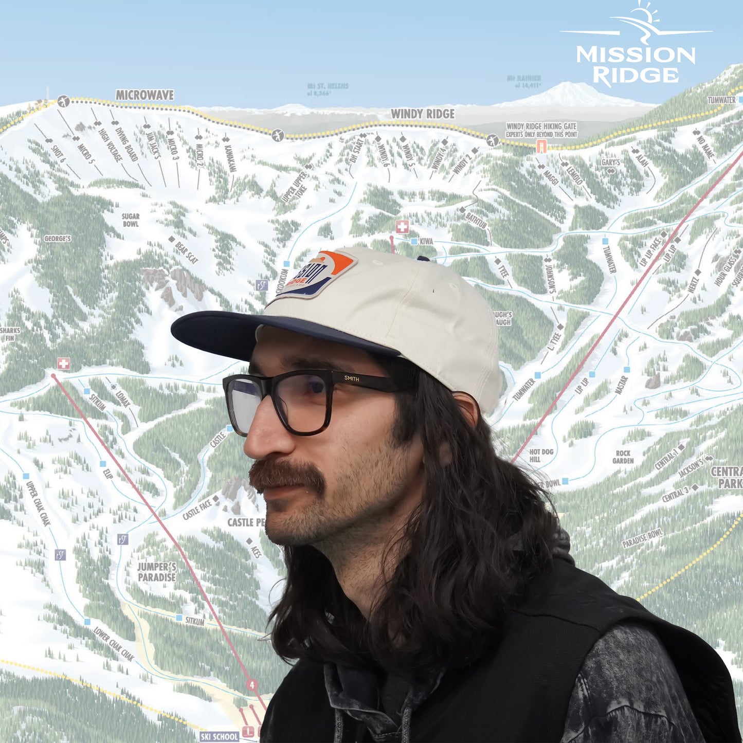 Stamp Logo Unstructured Hat