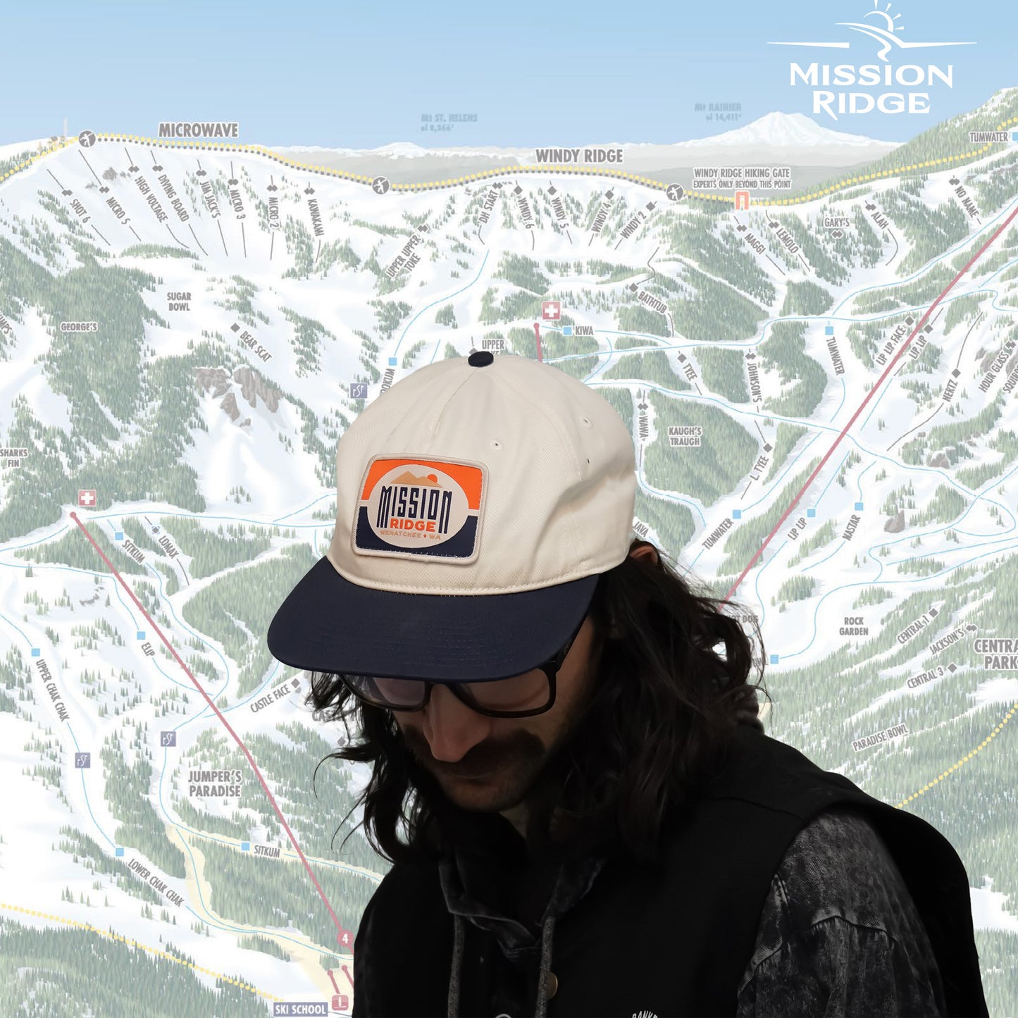 Stamp Logo Unstructured Hat