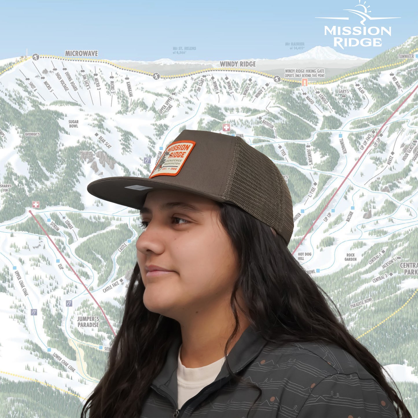 Pine Man Mesh Hat