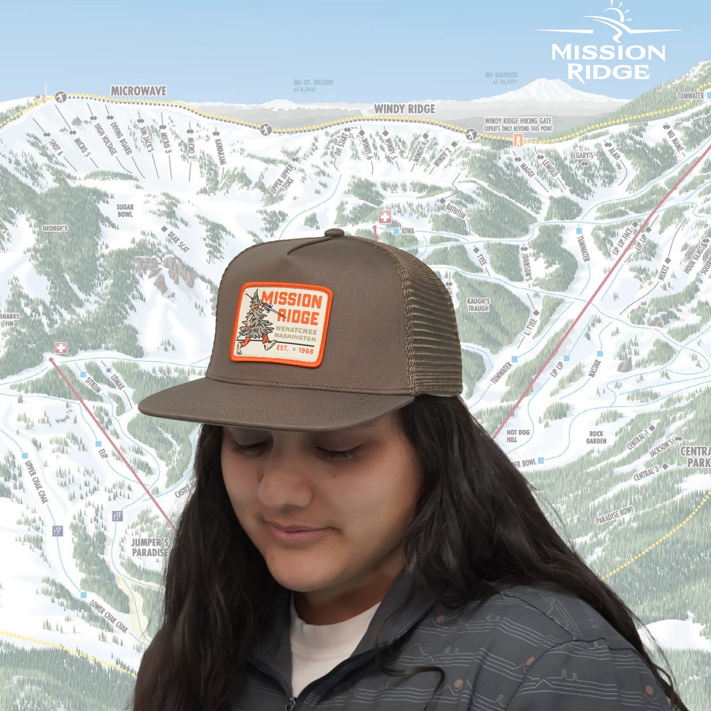 Pine Man Mesh Hat