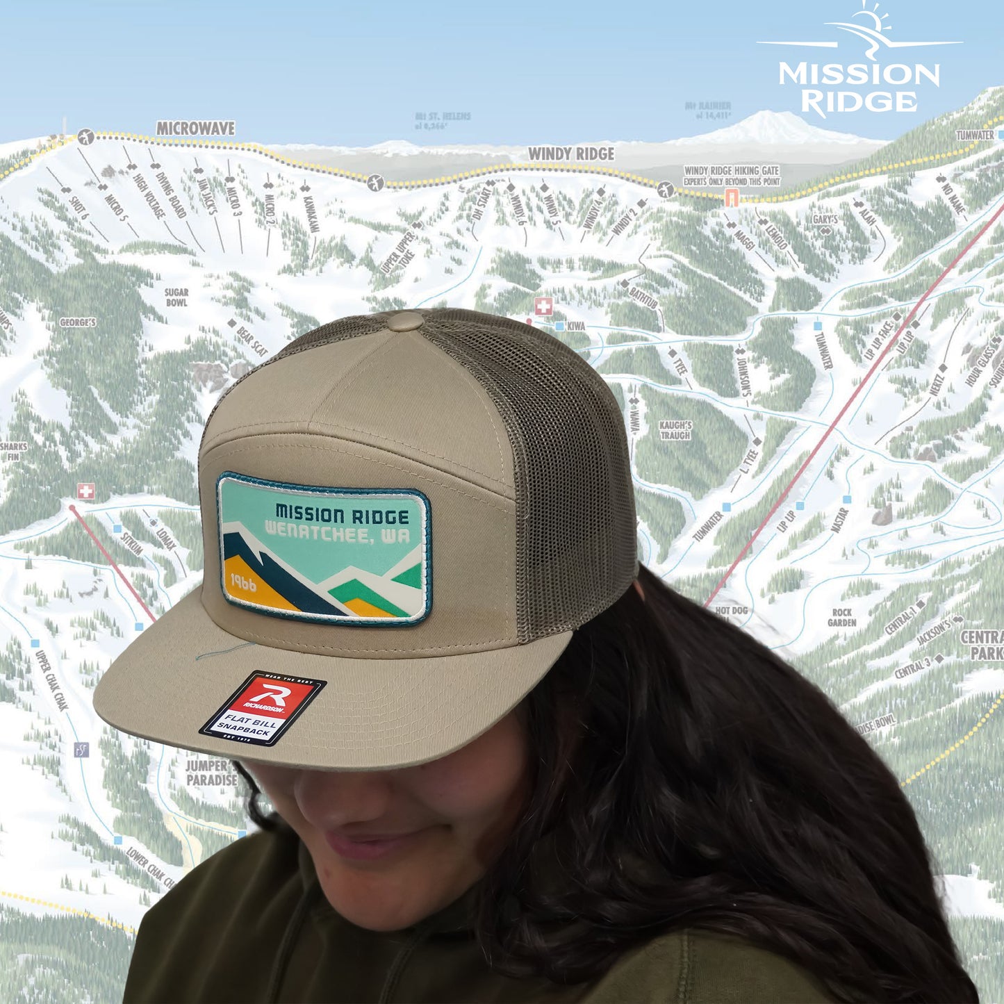 Mountains Patch Hat