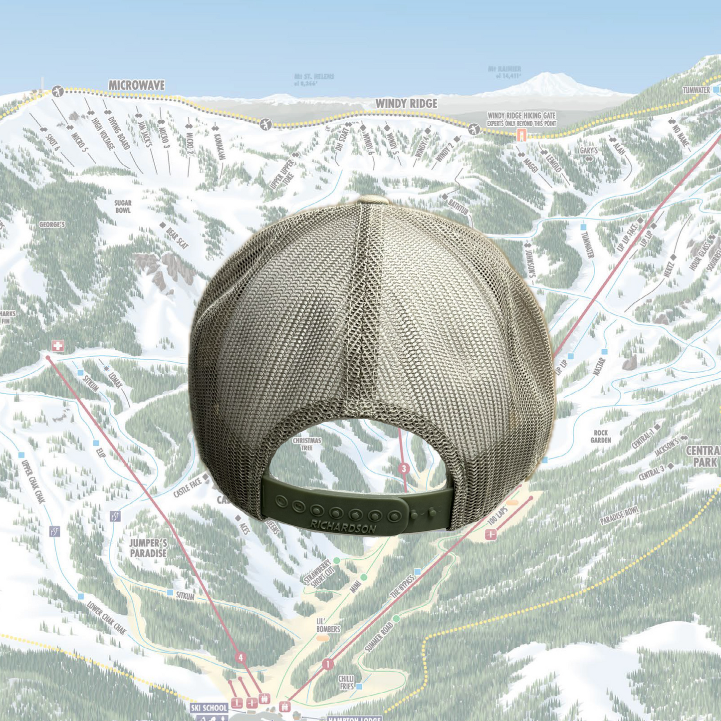 Mountains Patch Hat