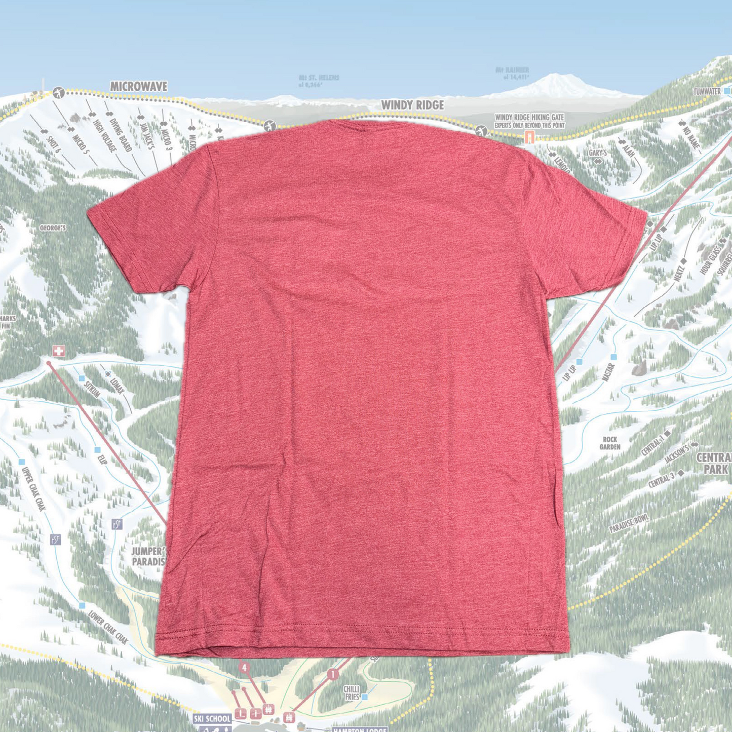 Red Tri Mountain Shirt