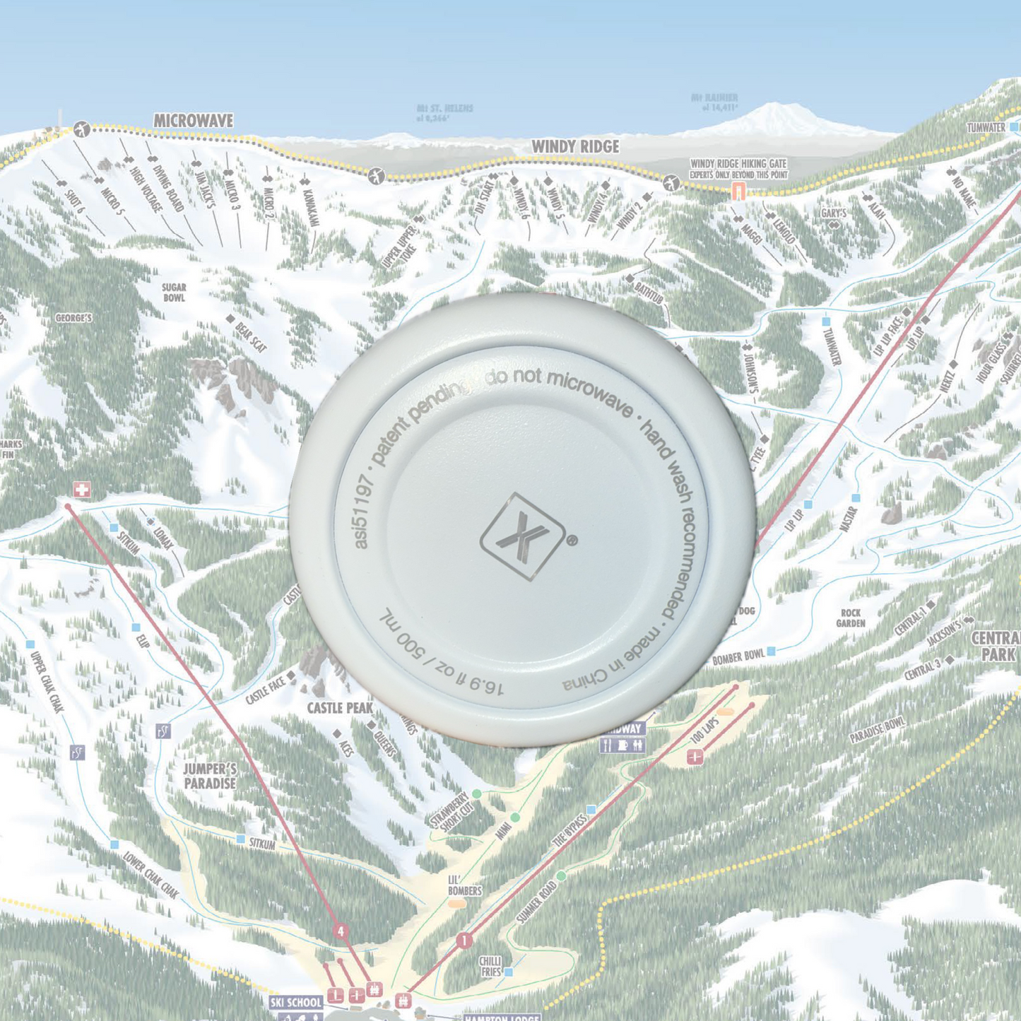 Trail Map Tumbler