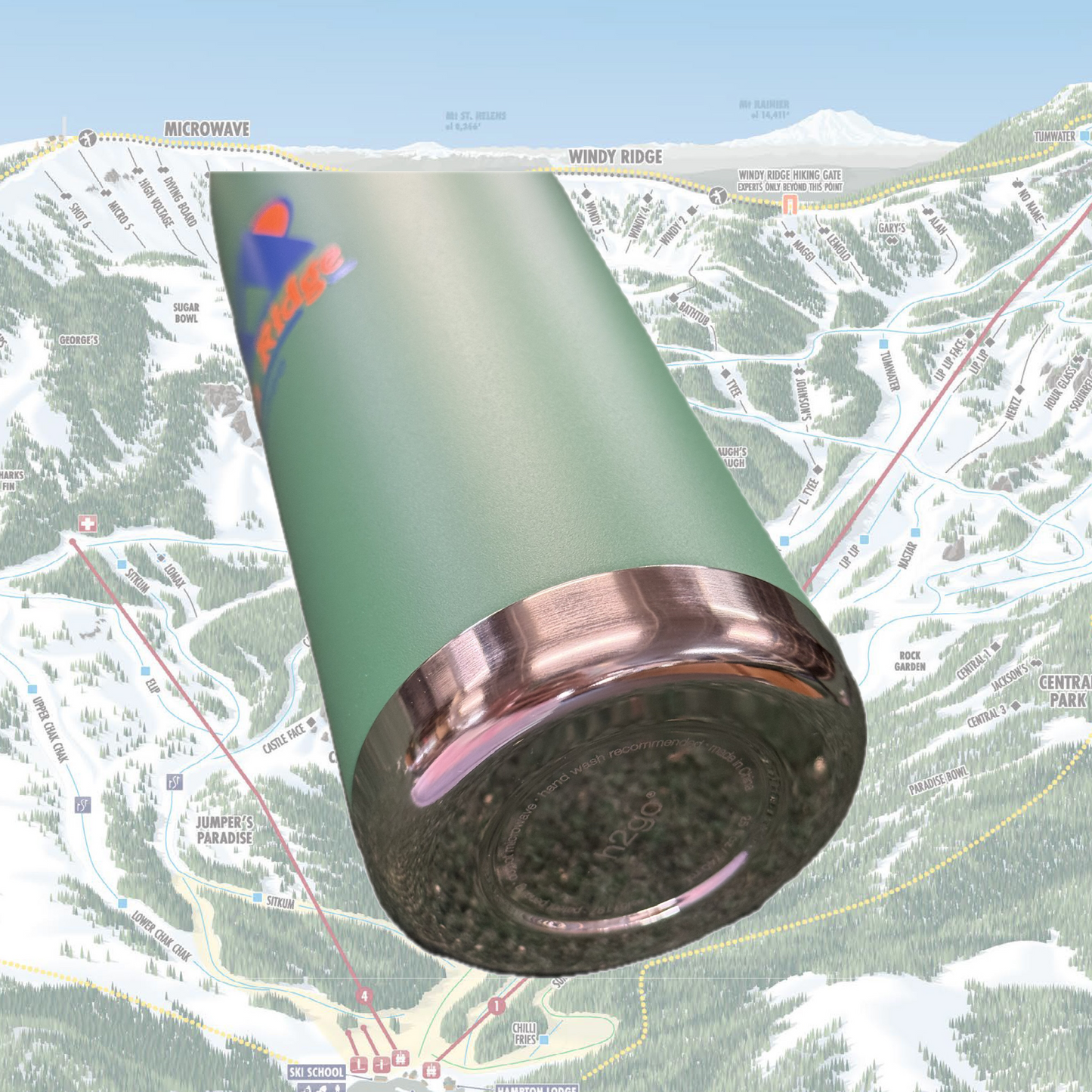 Retro Logo Water Bottle