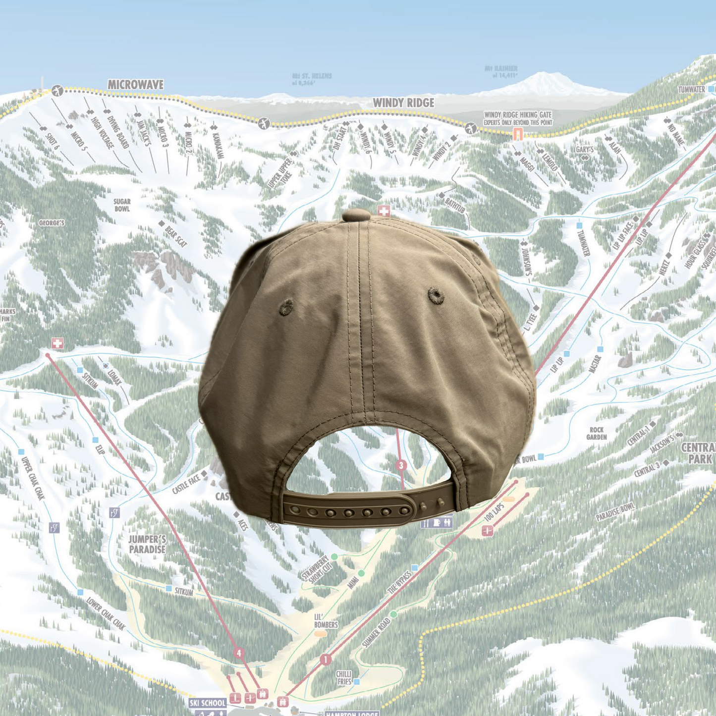 Walnut Stamp Logo Hat