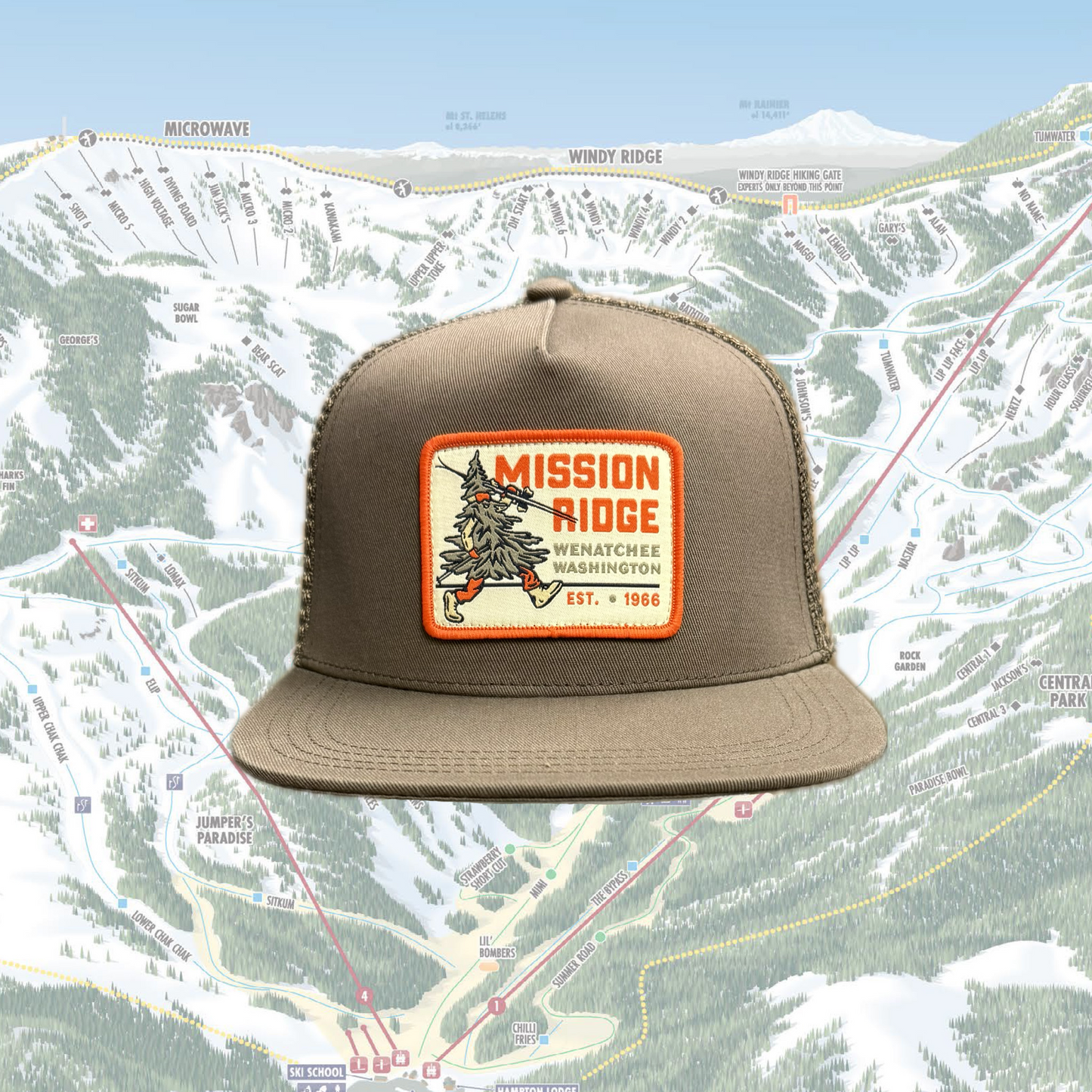Pine Man Mesh Hat