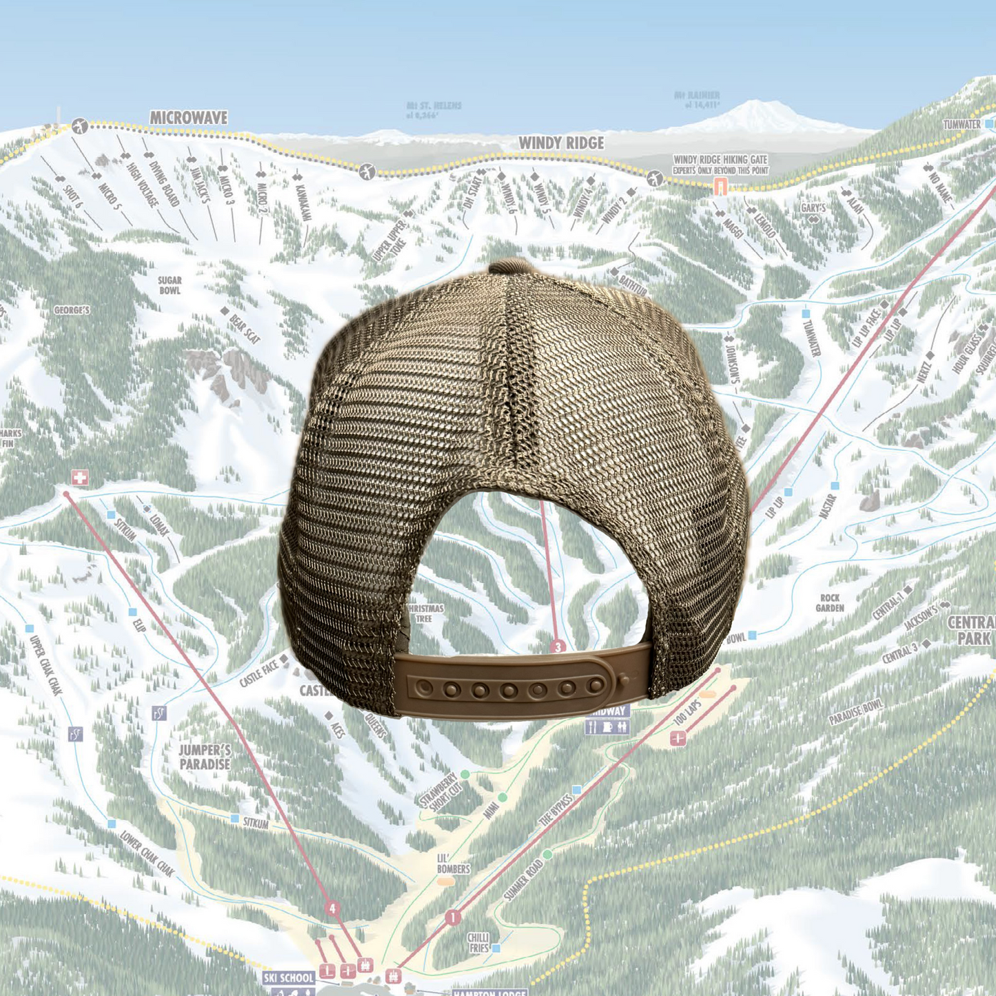 Pine Man Mesh Hat