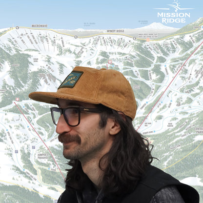 Carmel Corduroy Patch Hat