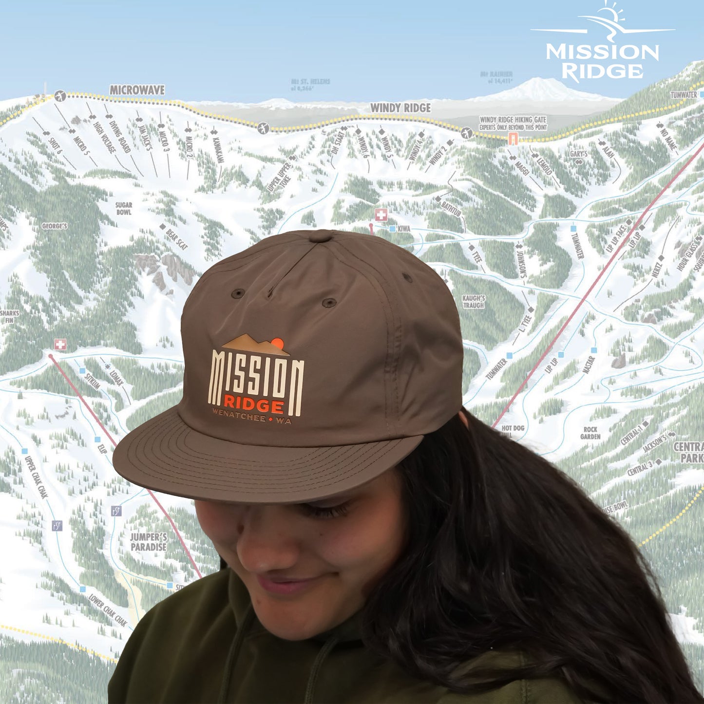 Walnut Stamp Logo Hat