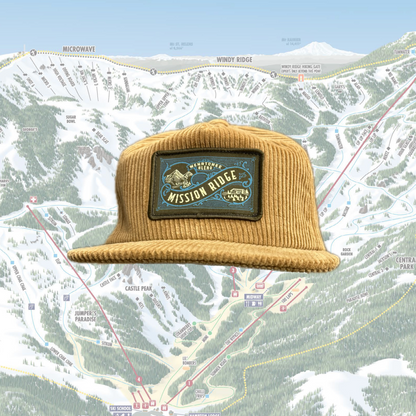 Carmel Corduroy Patch Hat