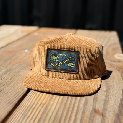 Carmel Corduroy Patch Hat
