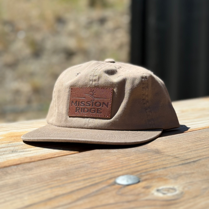 Leather Patch Hat