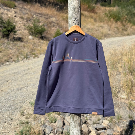 Tree Lines Tech Crewneck