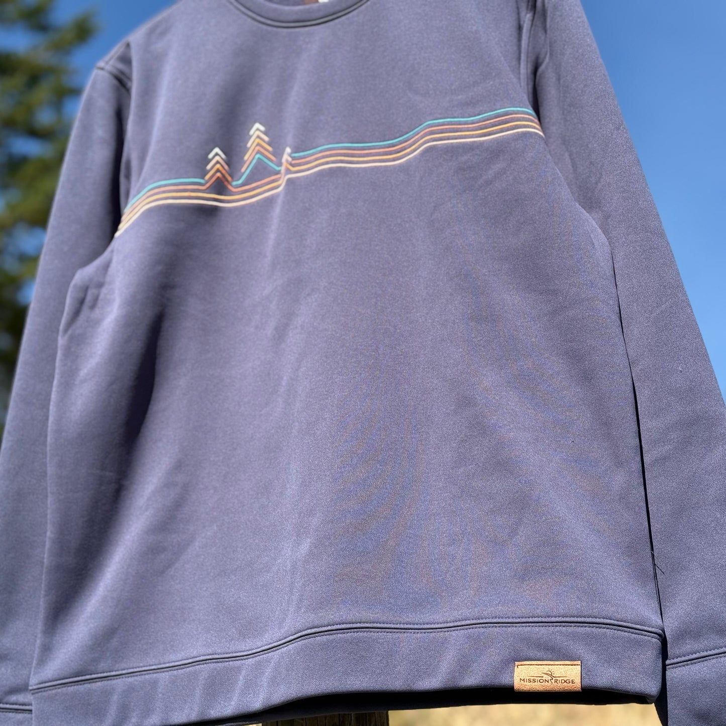 Tree Lines Tech Crewneck