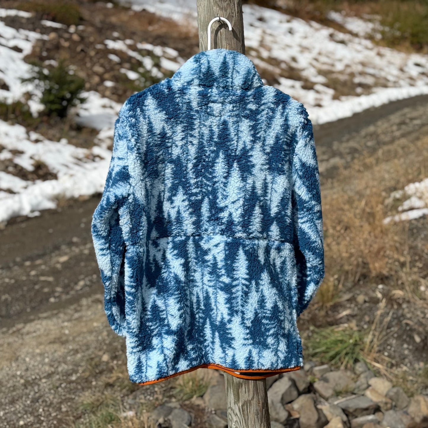 Pines Blue Bird Sherpa Fleece