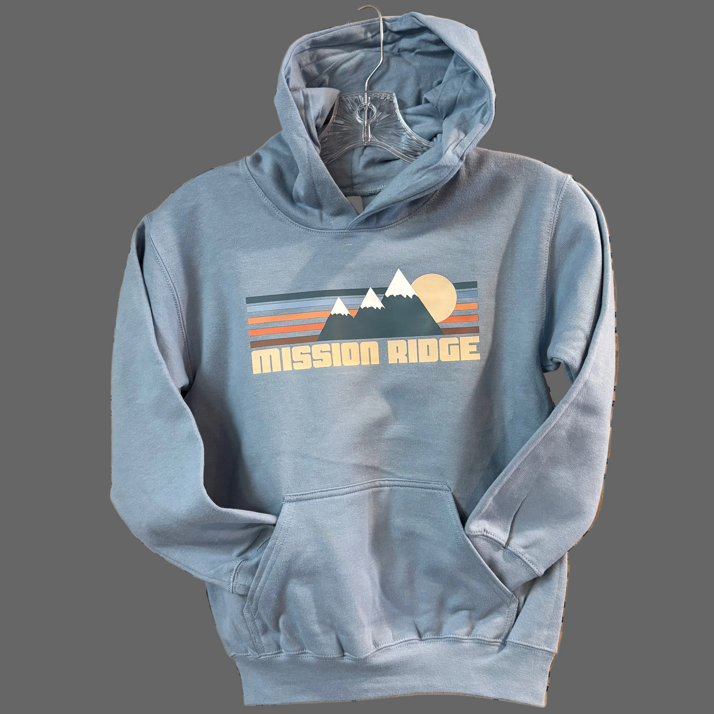 Peaked Snowcap Mtns Youth Hoodie