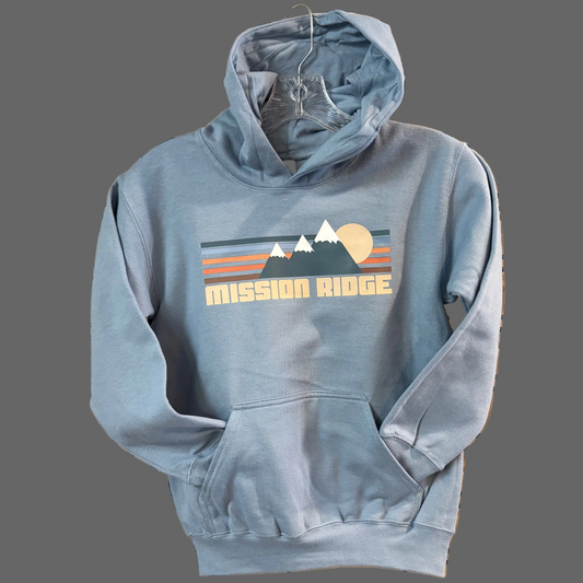 Peaked Snowcap Mtns Youth Hoodie