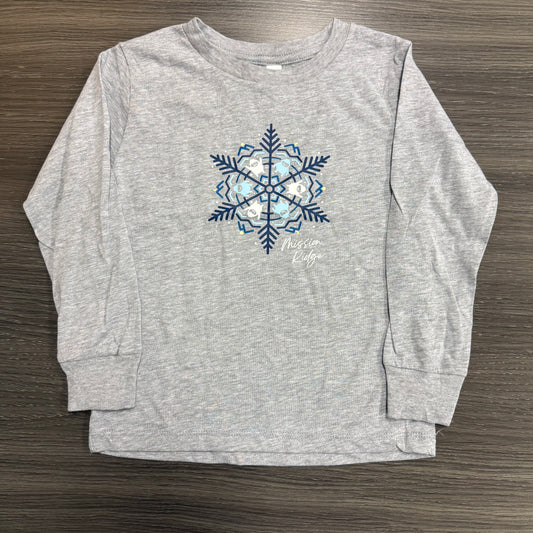 Toddler Yeti Snowflake L/S Shirt