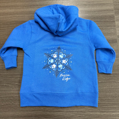 Toddler Yeti Snowflake Hoodie