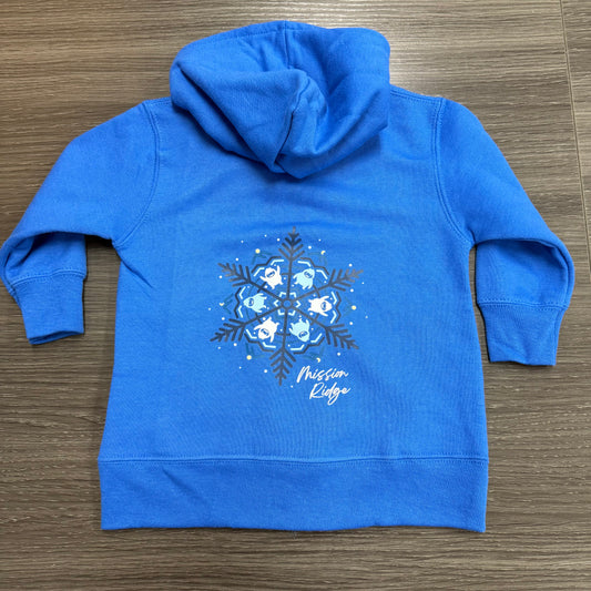 Toddler Yeti Snowflake Hoodie