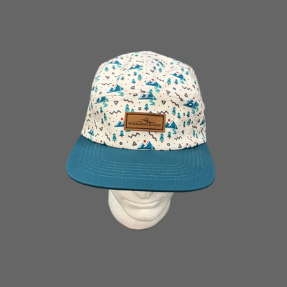 Retro Mountains Camp Hat