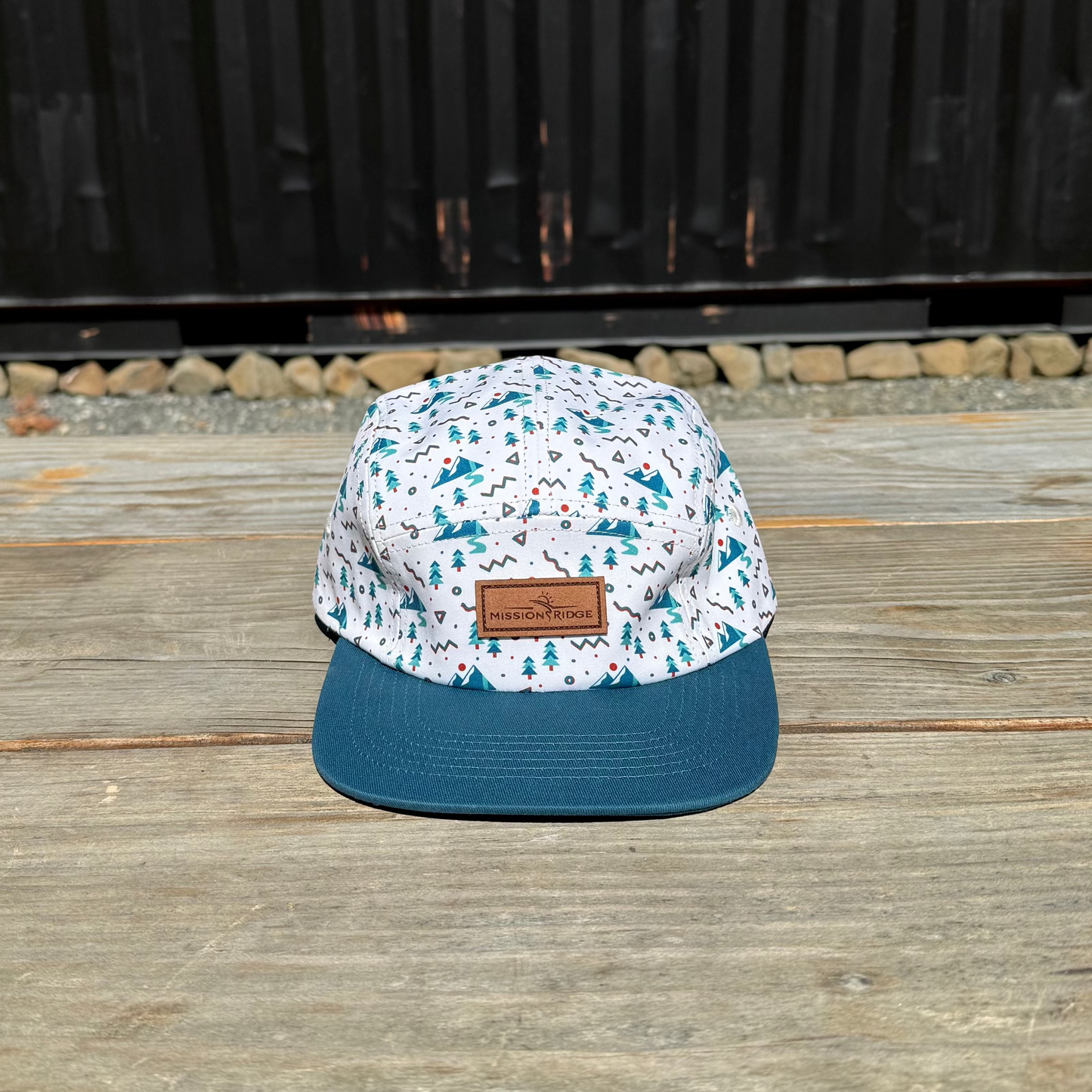 Retro Mountains Camp Hat