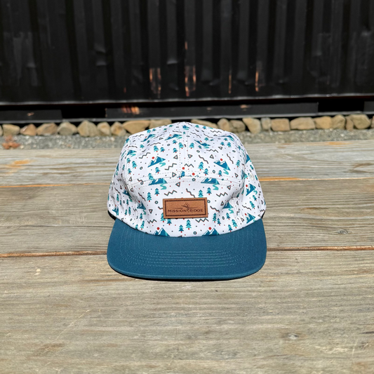 Retro Mountains Camp Hat