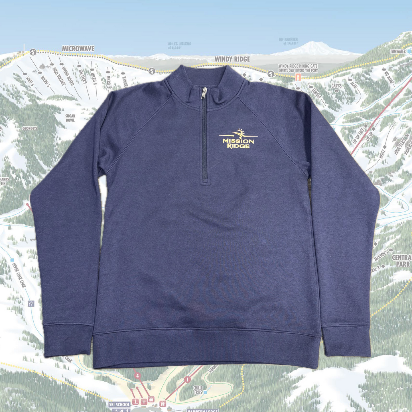 Stacked Logo 1/4 Sweatshirt