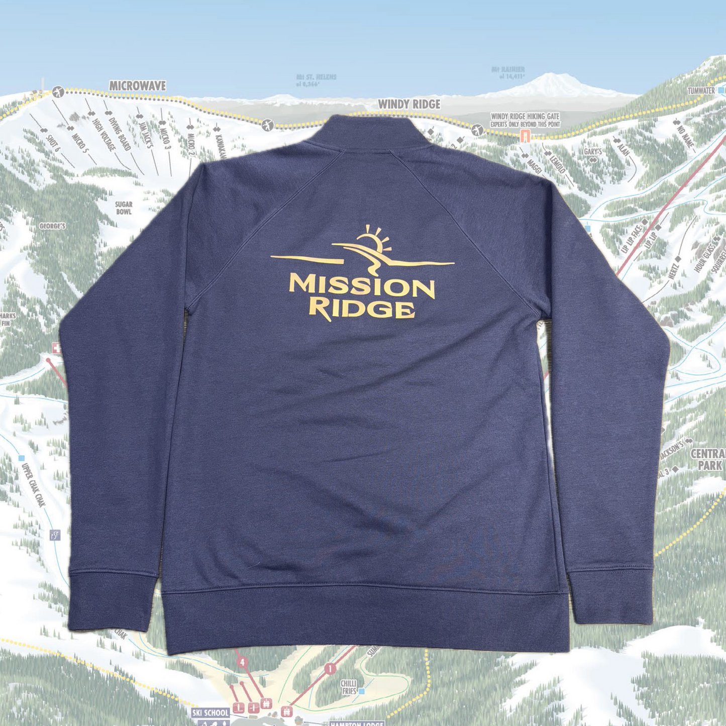 Stacked Logo 1/4 Sweatshirt