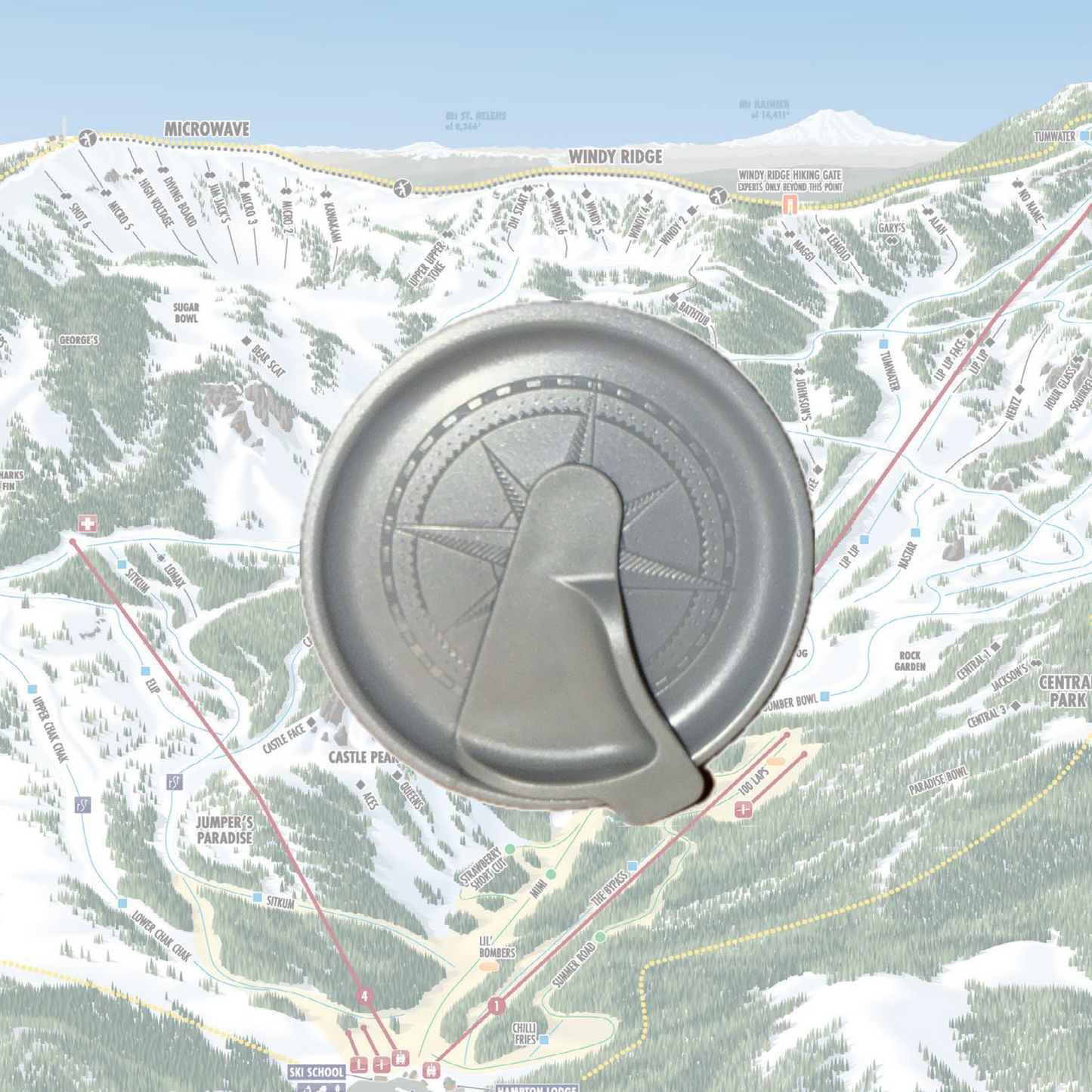 Trail Map Tumbler
