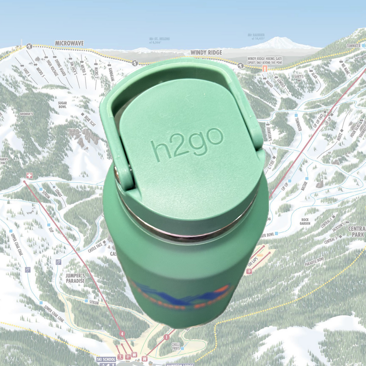 Retro Logo Water Bottle