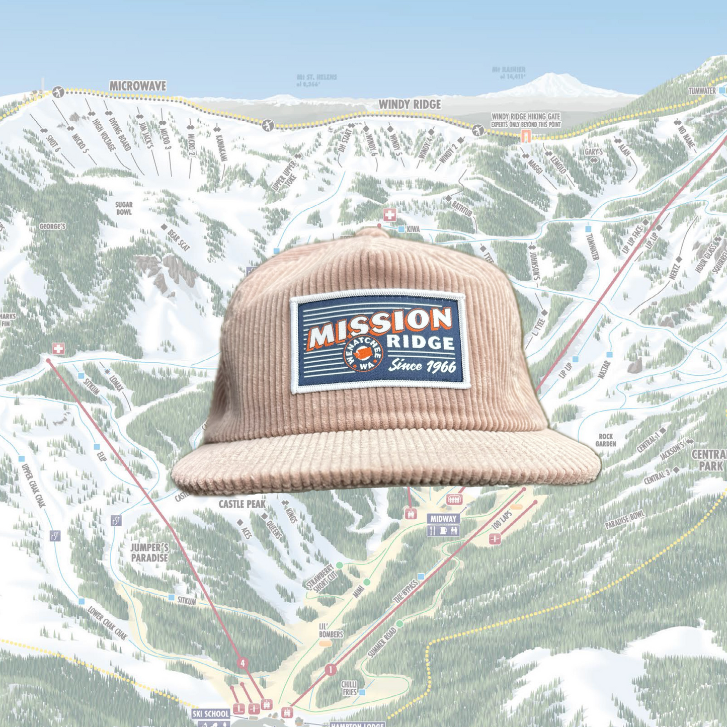 Apple Crate Cord Hat