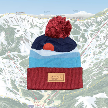 Winter Hills Pom Beanie