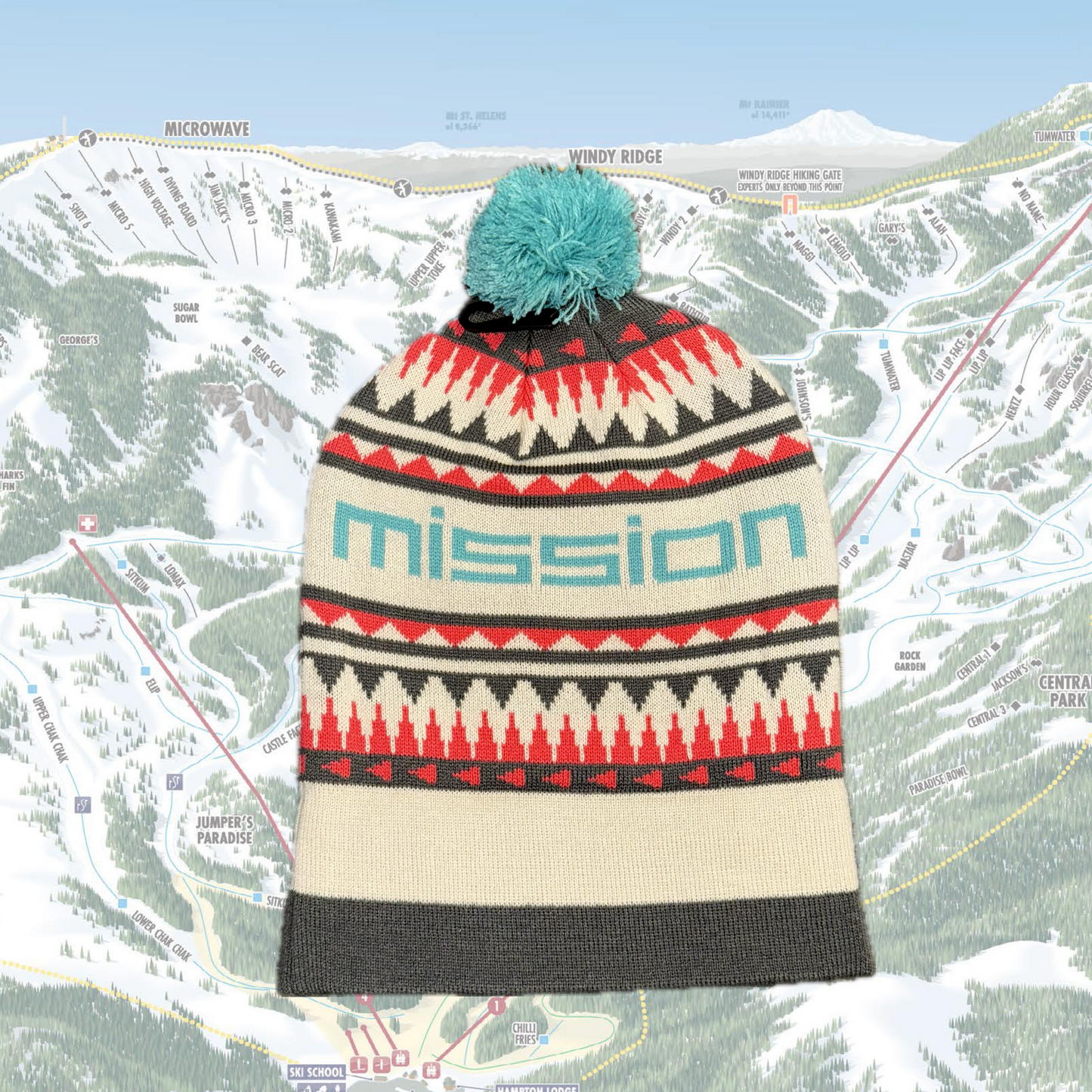 Mission Ridge Pom Beanie