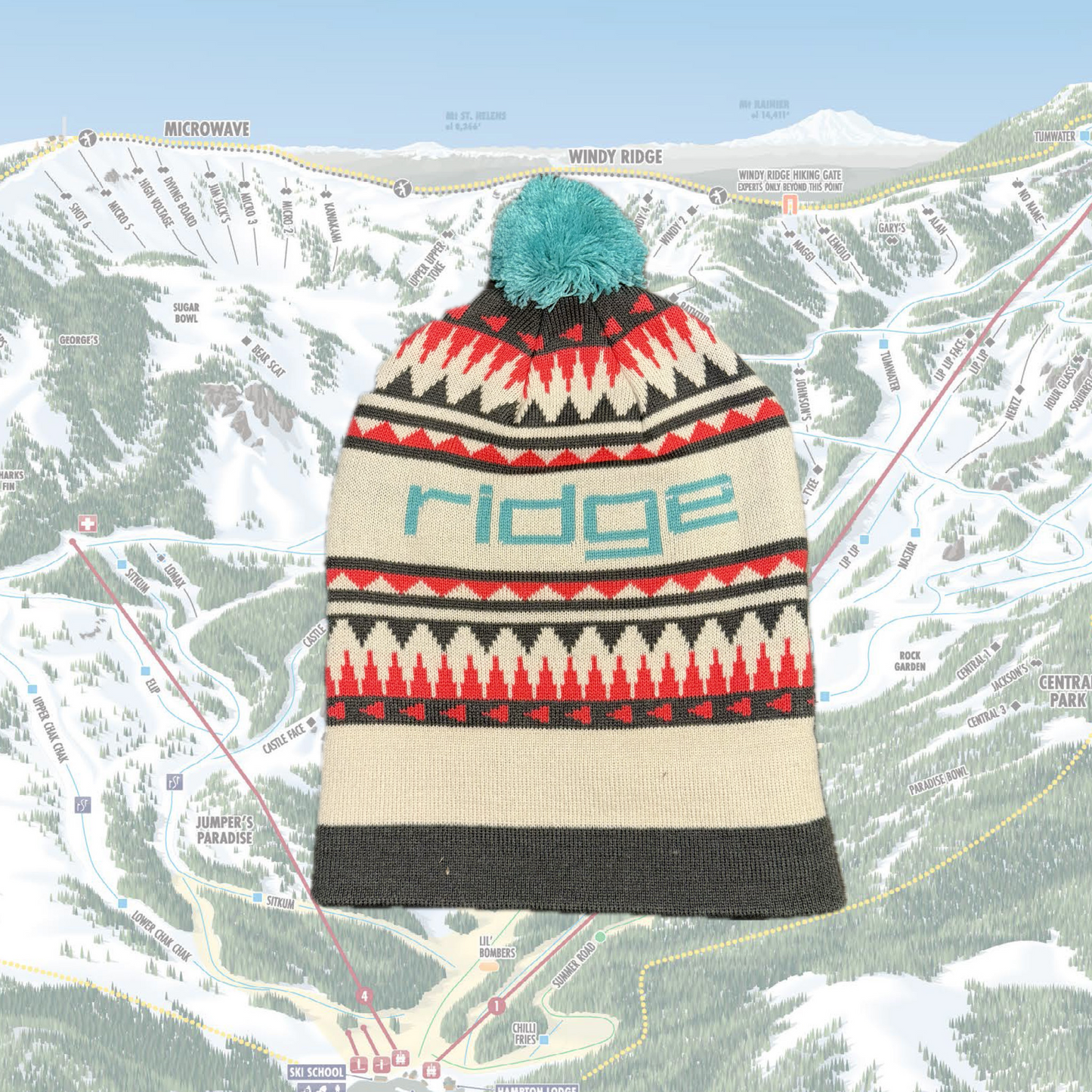 Mission Ridge Pom Beanie