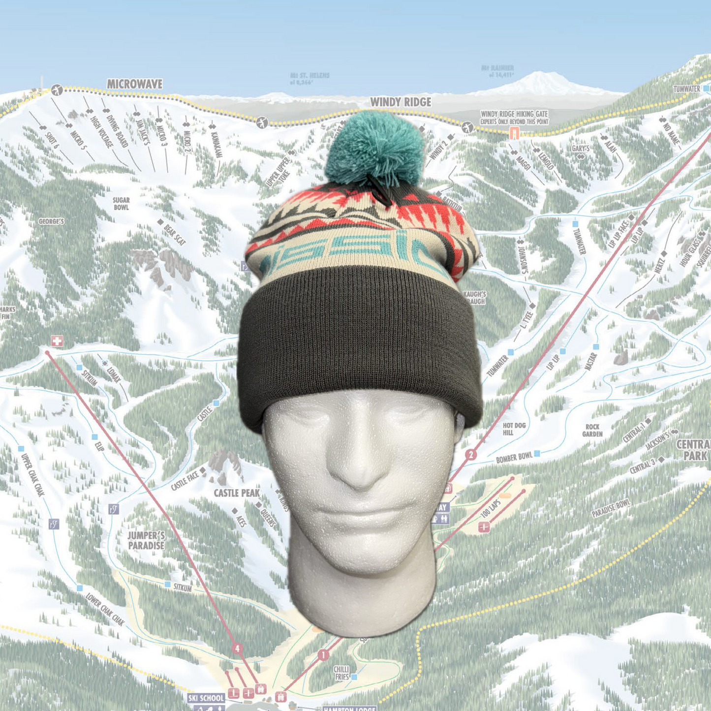 Mission Ridge Pom Beanie