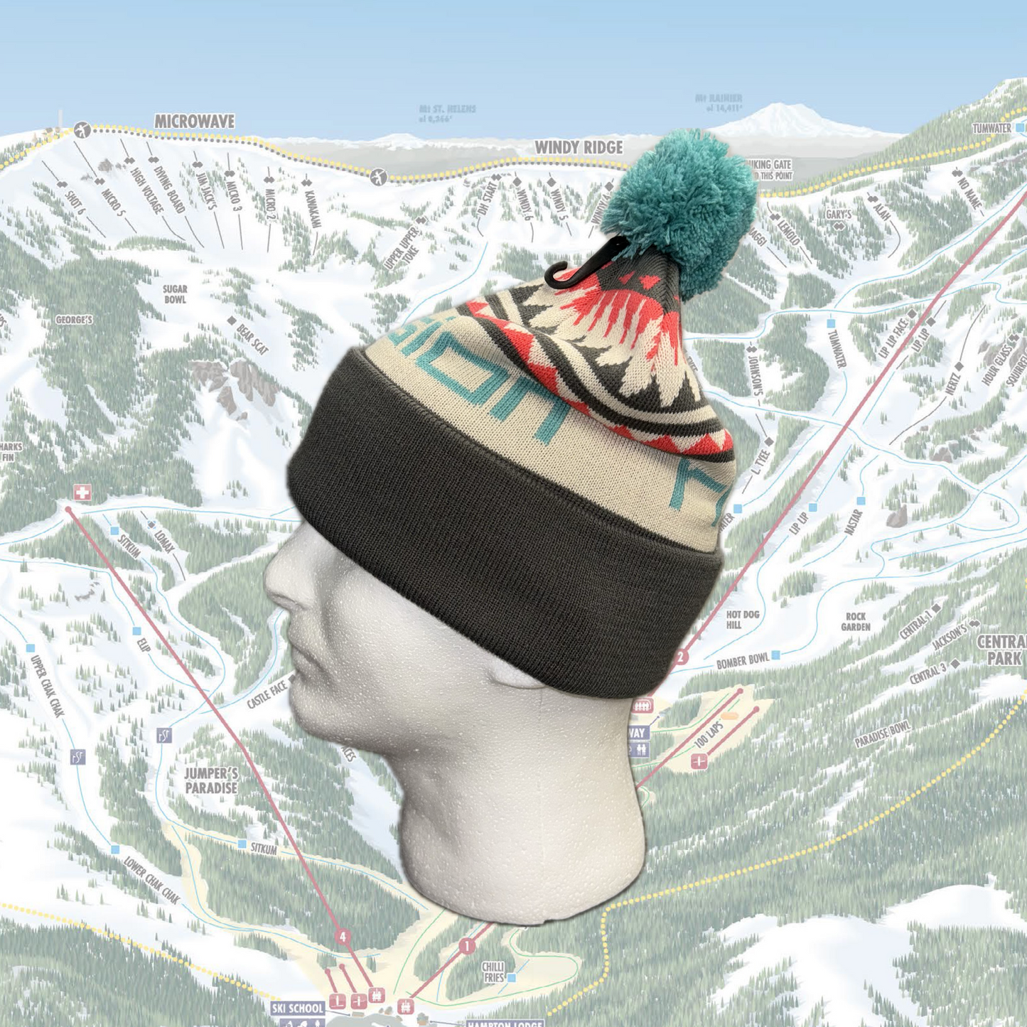 Mission Ridge Pom Beanie