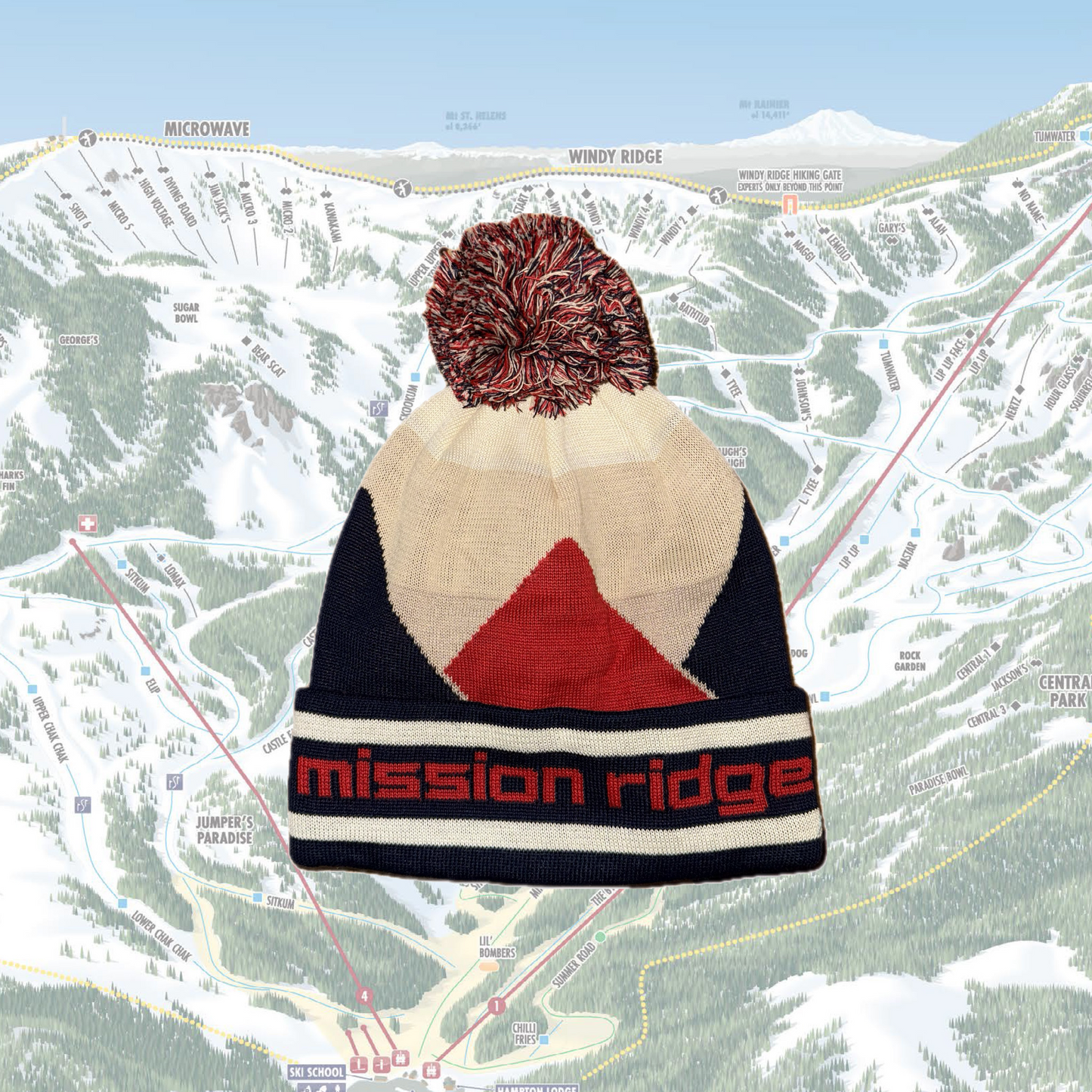 Custom Tri-Mountain Beanie