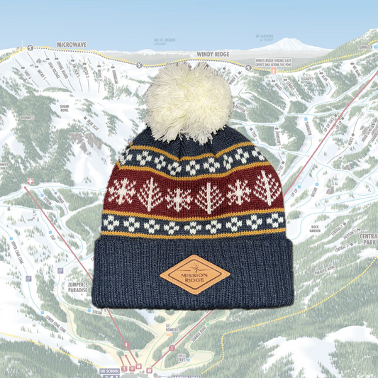 Nordic Winter Pom Beanie