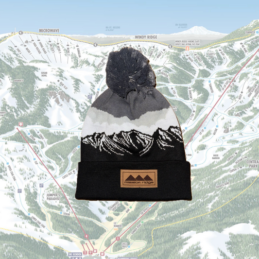 Misty Peaks Pom Beanie