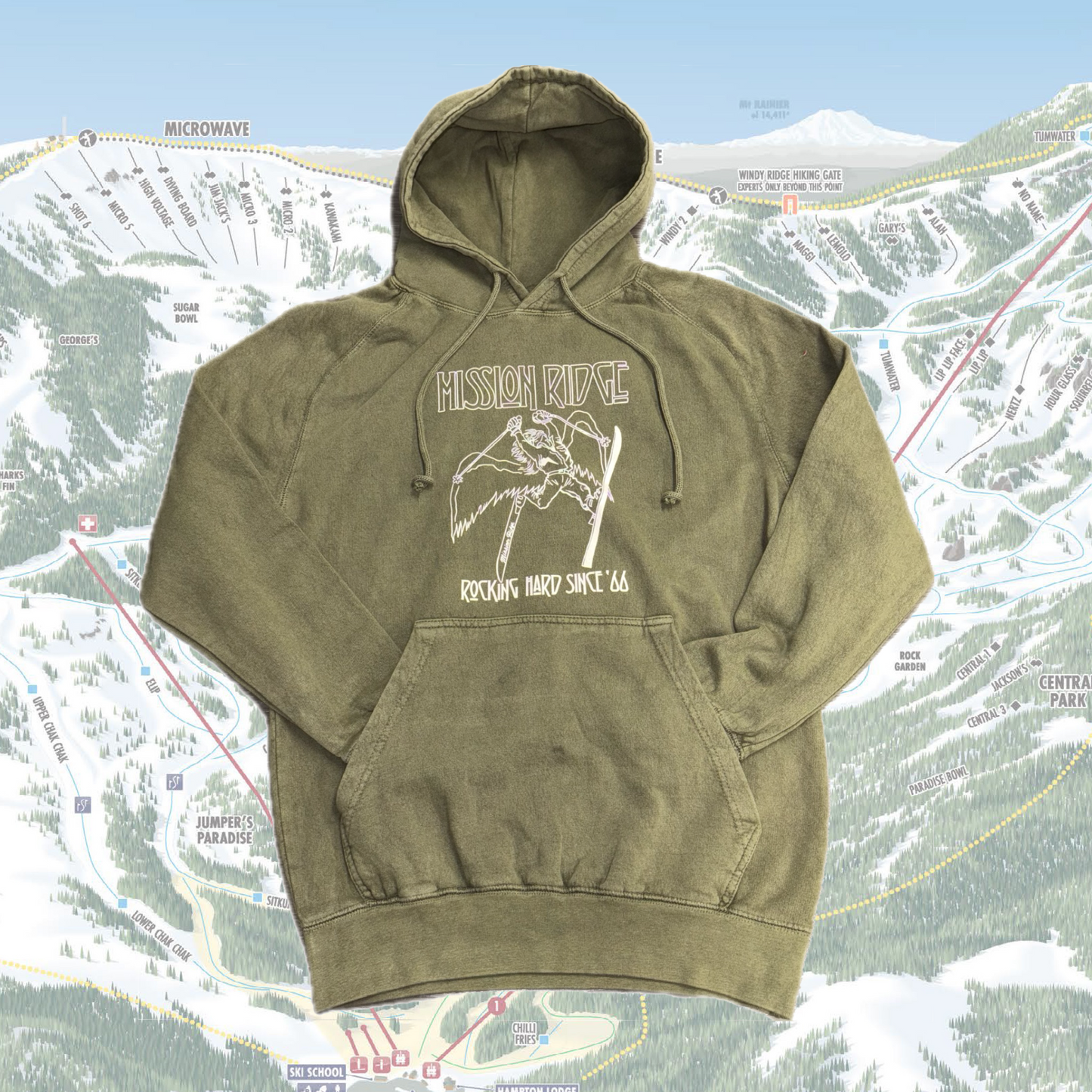 Zepski Olive Hoodie